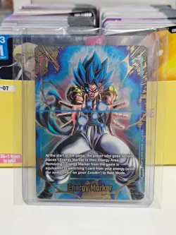 Dragon Ball Super Card Game 2nd Anniversary Energy Marker E-126* SSJ God Gogeta - Image 1