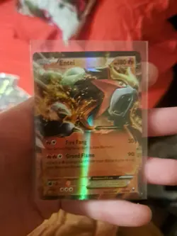 Entei EX Dark Explorers Holo Card 13/108 NM Condition - Image 1