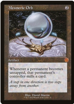 NM Mesmeric Orb, MTG, The Brothers' War Retro Artifacts, Magic, 31 - Image 1