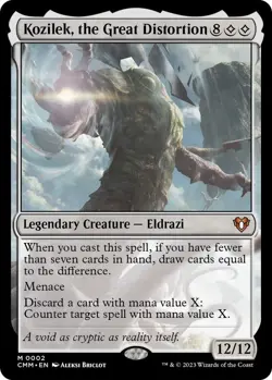 Kozilek, the Great Distortion Commander Masters Non-Foil NM Near Mint MTG Magic - Image 1