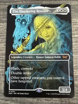 1x The Wandering Rescuer, Borderless Art, Magic the Gathering MTG NM - Image 1