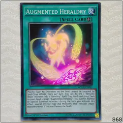 Augmented Heraldry - WSUP-EN005 - Super Rare 1st Edition Yugioh - Image 1