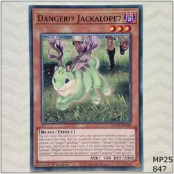 Danger!U JackalopeU - MP25-EN448 - Common 1st Edition Yugioh - Image 1