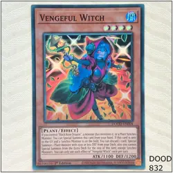 Vengeful Witch - DOOD-EN004 - Super Rare 1st Edition Yugioh - Image 1