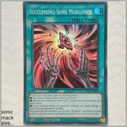 Succumbing-Song Morganite - ROTA-EN065 - Super Rare 1st Edition Yugioh - Image 1