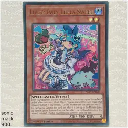 LiveTwin Lil-la Sweet - ALIN-EN028 - Ultra Rare 1st Edition Yugioh - Image 1