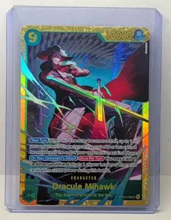 2025 One Piece OP14 English Dracule Mihawk OP14-119 SEC Secret Rare Full Art - Image 1