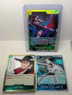 2025 One Piece OP14 English Dracule Mihawk OP14-119 SEC Secret Rare Full Art - Image 2