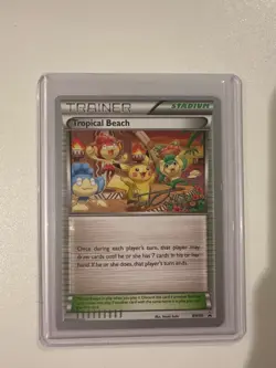 pokemon tropical beach trainer card - Image 1
