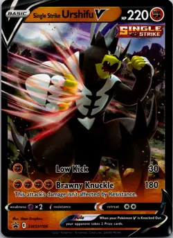 Single Strike Urshifu V Promo SWSH: Sword & Shield Promo Cards SWSH106 NM - Image 1