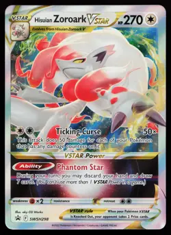 Hisuian Zoroark VSTAR SWSH298 Sword & Shield Promo Cards Pokemon Card - Image 1