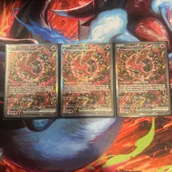 Pokemon Oricorio EX Full Art Promo Holo MEP #024 English TCG Card (LOT OF 3) - Image 1