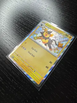 Pokemon Paldean Fates Luxio 136/091 Baby Shiny Rare Card NM TCG - Image 3