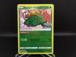 Pokemon Go Radiant Venusaur Holo Card 004/078 Near Mint Condition - Image 3