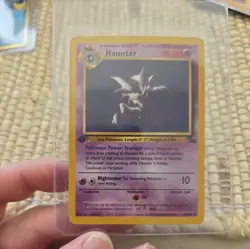 HAUNTER - 21/62 - 1st Edition Fossil - Rare - Pokemon Card - NM - Image 1
