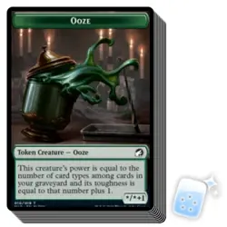10 pcs OOZE TOKEN (10/19) Innistrad: Midnight Hunt MID Magic MTG MINT CARD - Image 1