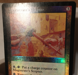 1X MAGISTRATE'S SCEPTER FOIL / SP / MERCADIAN MASQUES / REAL PICS / WRONGWAY052 - Image 2