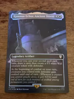 Rammas Echor, Ancient Shield (Borderless) Commander: the Lord of the Rings:... - Image 1
