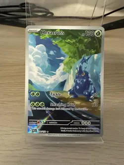 Heracross Full Art Illustration Rare 194/193 Pokemon TCG-Paldea Evolved NM/Mint - Image 1