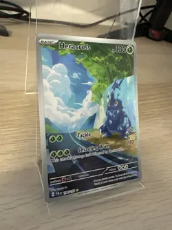 Heracross Full Art Illustration Rare 194/193 Pokemon TCG-Paldea Evolved NM/Mint - Image 2