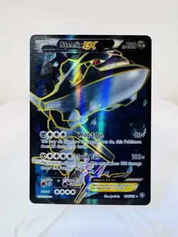 2016 XY Steam Siege Steelix EX 108/114 Full Art Ultra Rare Pokemon TCG - Image 1