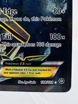 2016 XY Steam Siege Steelix EX 108/114 Full Art Ultra Rare Pokemon TCG - Image 5