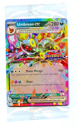 Pokemon TCG Prismatic Evolutions Umbreon ex 060/131 Stamped Promo SEALED - Image 1