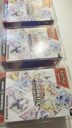Pokemon S&V Prismatic Evolutions Booster Bundle Lot of 8 Boxes New Sealed - Image 2