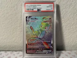 PSA 10 Mew VMAX Secret Rare RR 268/264 Pokemon Fusion Strike - Image 1