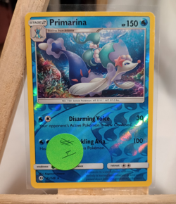 Primarina 41/149 Rare Reverse Holo SM Sun Moon Base Pokemon - Image 2