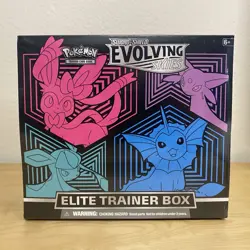 Evolving Skies Elite Trainer Box ETB Glaceon/Vaporeon/Sylveon/Espeon Sealed ES#3 - Image 1