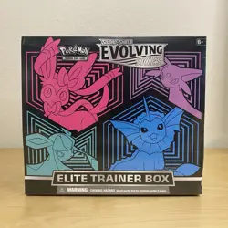 Evolving Skies Elite Trainer Box ETB Glaceon/Vaporeon/Sylveon/Espeon Sealed ES#2 - Image 1