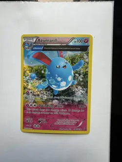 Pokemon TCG Azumarill XY Primal Clash 104/160 Holo Rare Semi Full Art NM/LP - Image 1
