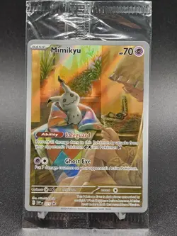 Pokemon TCG Mimikyu 075 Scarlet & Violet Black Star Promo Holo SEALED NM - Image 1