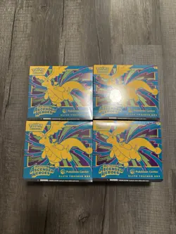 ✨x4 Pokemon Ascended Heroes Pokemon Center Elite Trainer Box ETB In Hand!✨ - Image 1