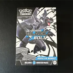Pokemon Scarlet & Violet Black Bolt Booster Bundle Zekrom 6 Booster Packs - Image 1
