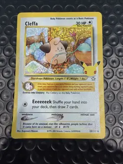 POKEMON CLEFFA 20/111 HOLO RARE CELEBRATIONS CLASSIC COLLECTION NEAR MINT - Image 1
