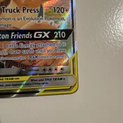 Pokemon Eevee & Snorlax GX TAG TEAM Promo Full Art Holo SM169 NEAR MINT - Image 4