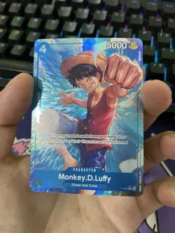 Monkey.D.Luffy (P-055) (Full Art) PRB01 English - Premium Booster One Piece - Image 1