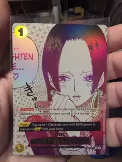 One Piece Youll Frighten Me... Op14 English Near Mint Condition - Image 1