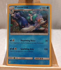 Primarina 41/149 Rare Sun & Moon Base Pokemon Card 2017 Non Holo HP - Image 1