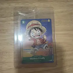 Monkey.D.Luffy P-037 One Piece Promotion Cards Foil Sealed - Image 1