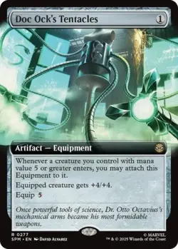 Doc Ock's Tentacles (Extended Art) -Foil Near Mint MTG Marvel's Spider-Man - Image 1