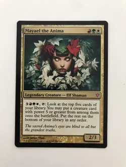 Mayael the Anima MTG Magic the Gathering Card NM Near Mint C13 - Image 1