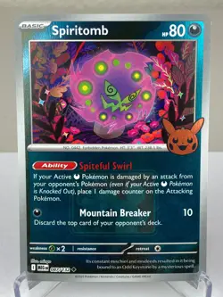 Spiritomb - (Pokeween 2025) 087/132 Reverse Holo Promo Pokemon Card - Near Mint - Image 1