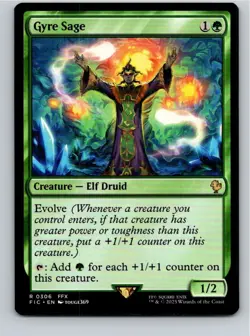 Magic the Gathering Gyre Sage Final Fantasy Commander MTG Free Shipping! - Image 1