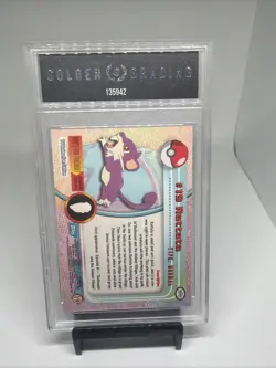 Rattata #19 - Goldin 9 Mint - 1999 Topps Pokemon TV Animation - Vintage Card - Image 3