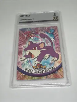 Rattata #19 - Goldin 9 Mint - 1999 Topps Pokemon TV Animation - Vintage Card - Image 5