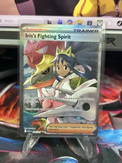 Pokemon TCG IRIS'S FIGHTING SPIRIT 292/217 Ascended HEROES SIR CARD - Image 1