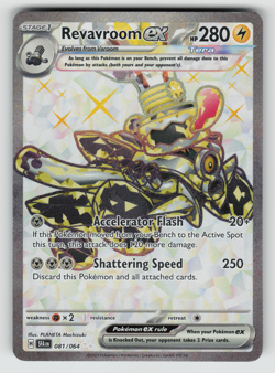 Revavroom ex Pokemon Shrouded Fable 081/064 Full Art Ultra Rare NM - Image 1